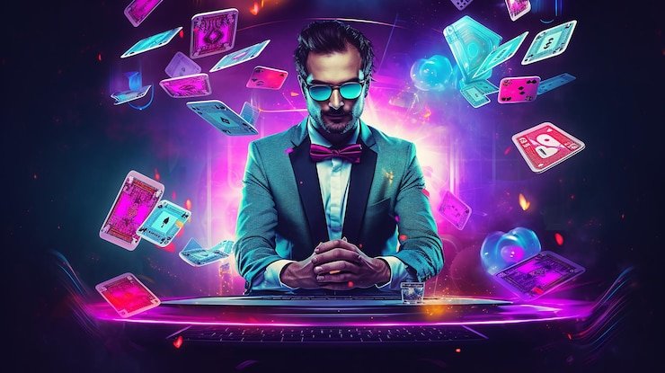 Layar permainan Play'n GO di togel line menampilkan gulungan berwarna, simbol khusus, dan tampilan pembayaran kemenangan